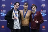 Chase Kalisz with gold medal